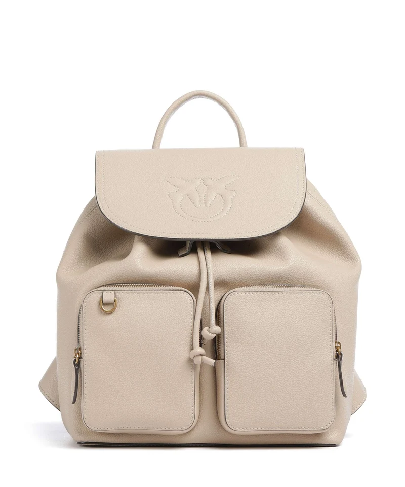Pinko Carrie Rucksack beige/grigio fumo/antique gold