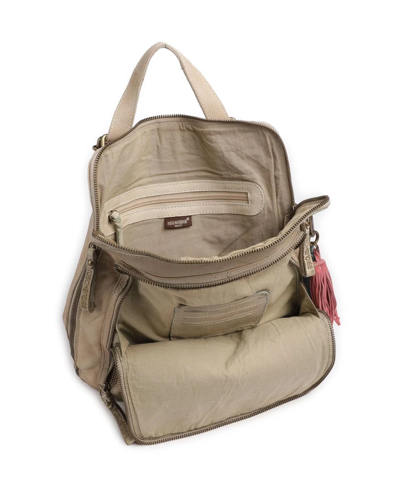 Taschendieb Wien Glücksbrücke 1 Rucksack-Tasche cream