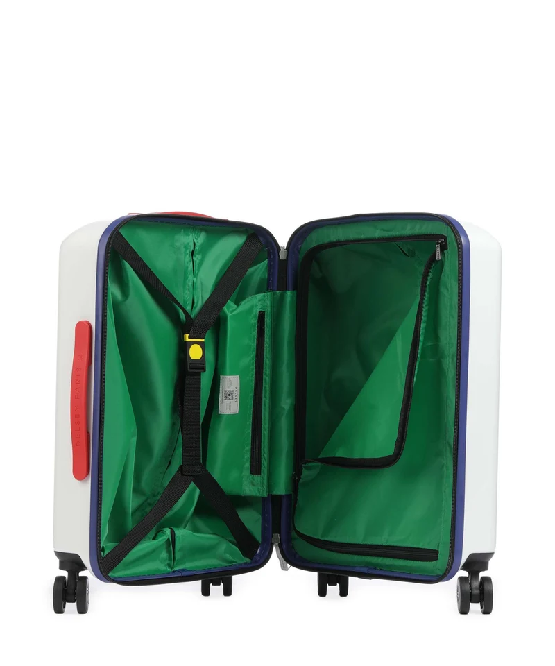Delsey Paris x United Colors of Benetton United 4-Rollen Trolley white