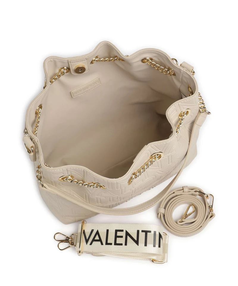 Valentino Bags Pansy Bucket Handtasche ecru