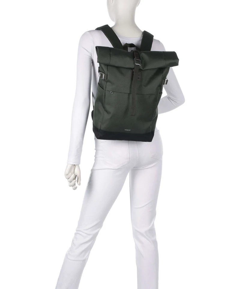 Sandqvist Icon M Rolltop Rucksack ice blue