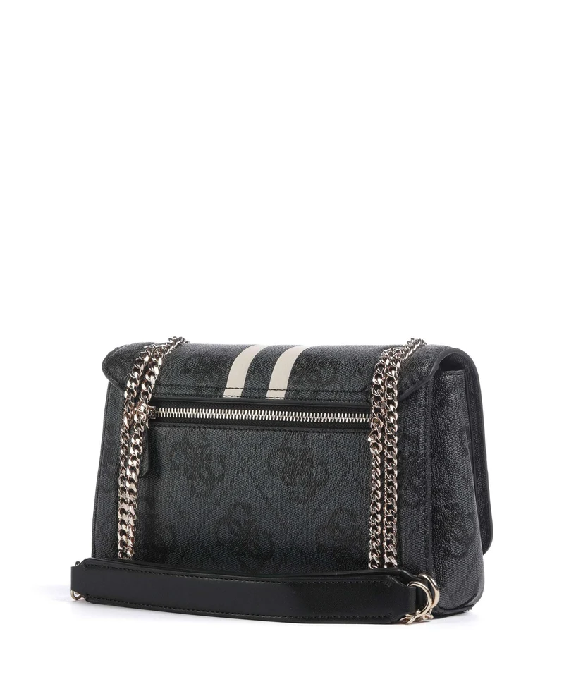 Guess Noelle 4G Logo Schultertasche coal logo