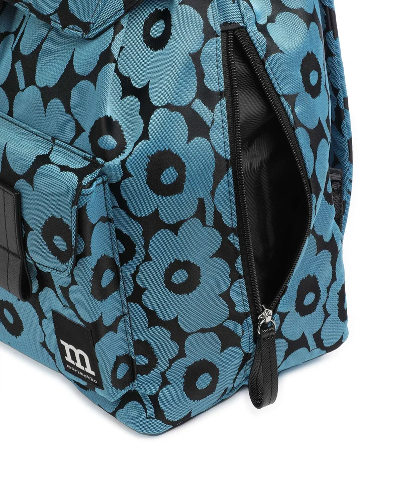 Marimekko Everything Unikko L Rucksack blue/black