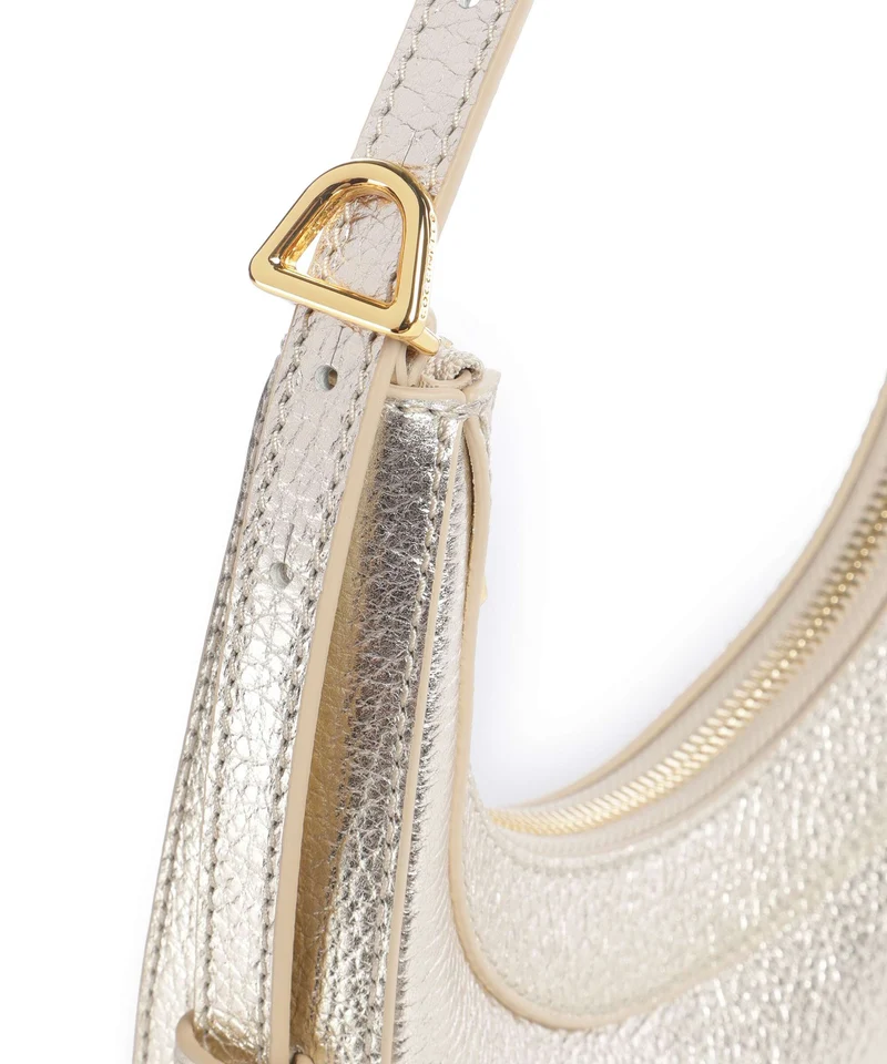 Coccinelle Whisper Schultertasche pale gold