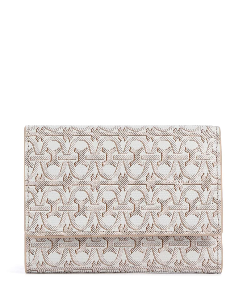 Coccinelle Metallic Monogram Geldbörse multicolour/blanco/rosette