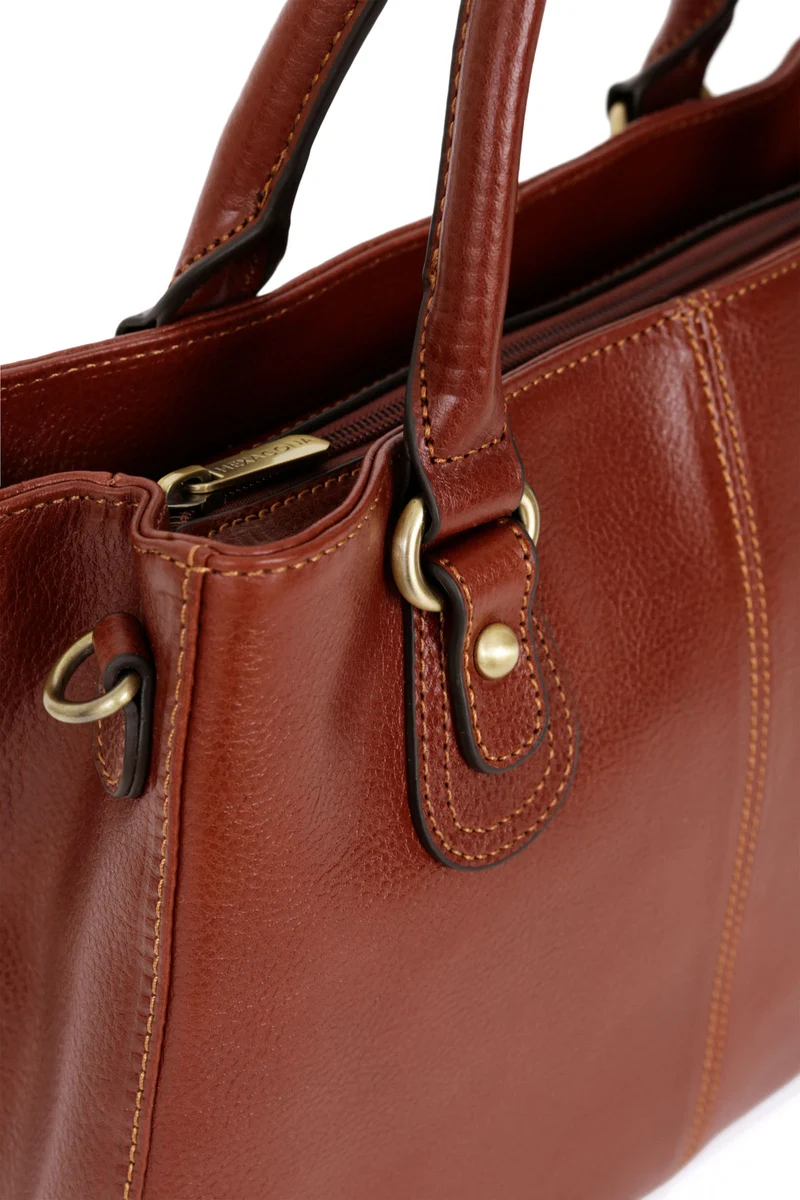Sac porté main 2 poignées - Cuir
