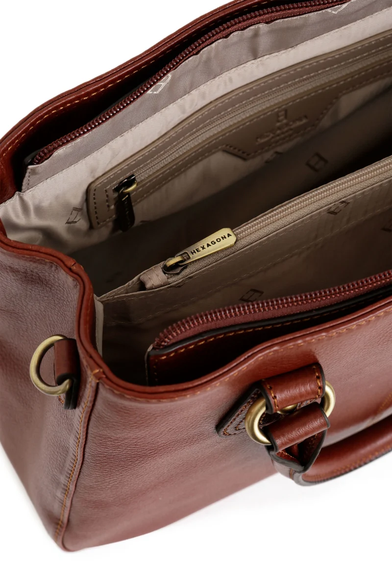 Sac porté main 2 poignées - Cuir