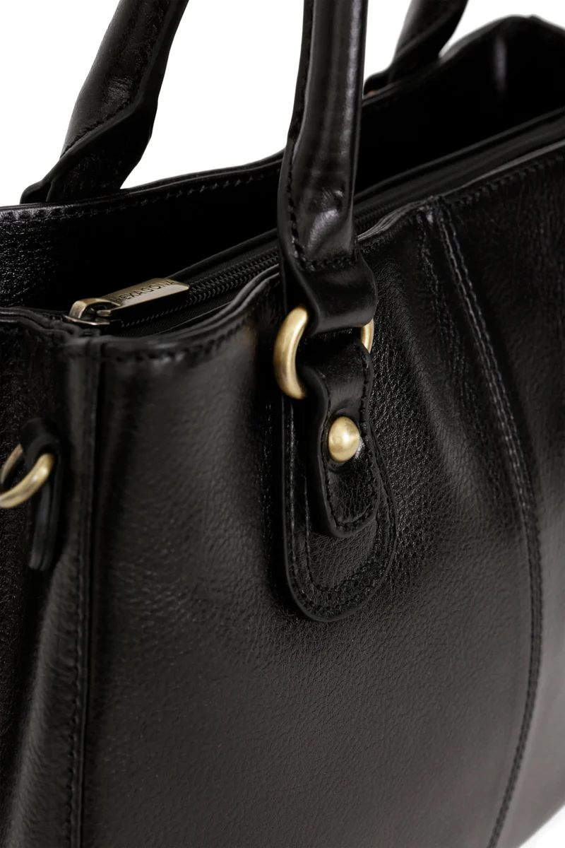 Sac porté main 2 poignées - Cuir