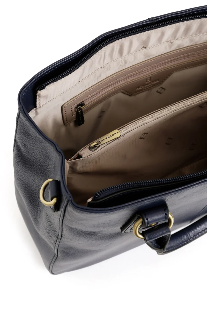 Sac porté main 2 poignées - Cuir