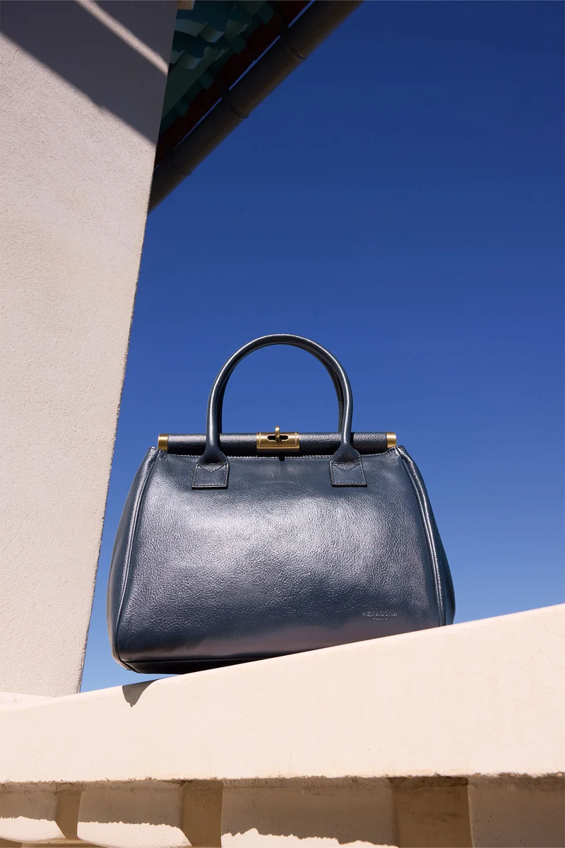 Sac porté main 2 poignées - Cuir