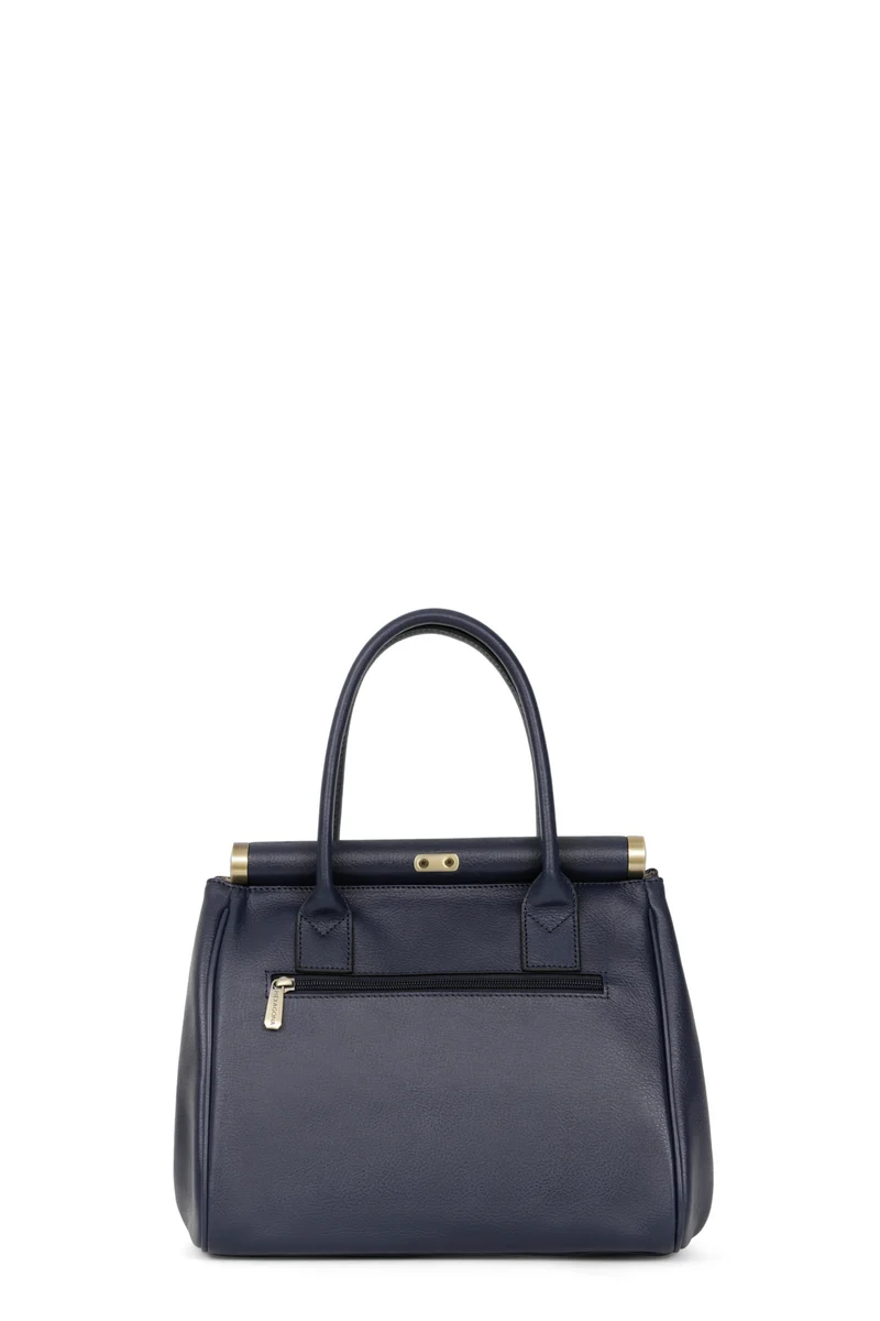 Sac porté main 2 poignées - Cuir