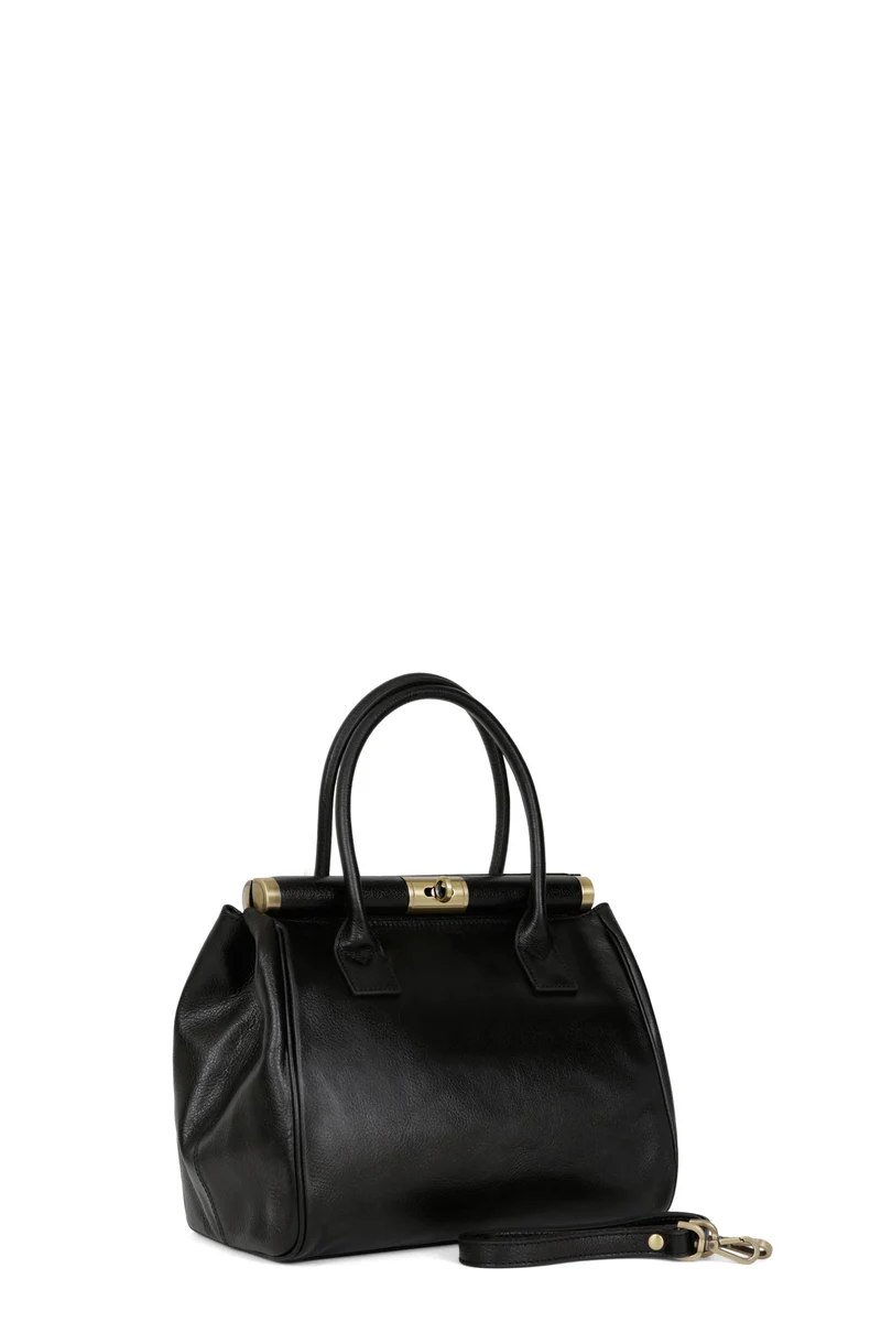 Sac porté main 2 poignées - Cuir