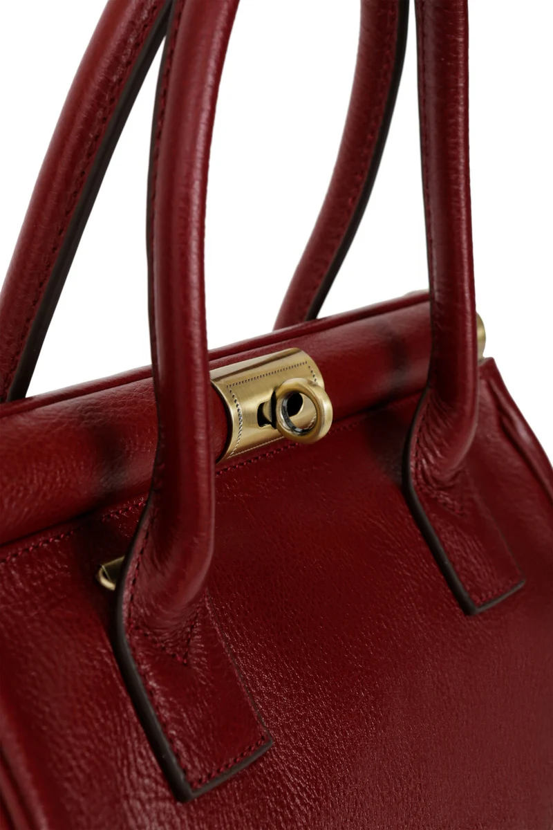 Sac porté main 2 poignées - Cuir