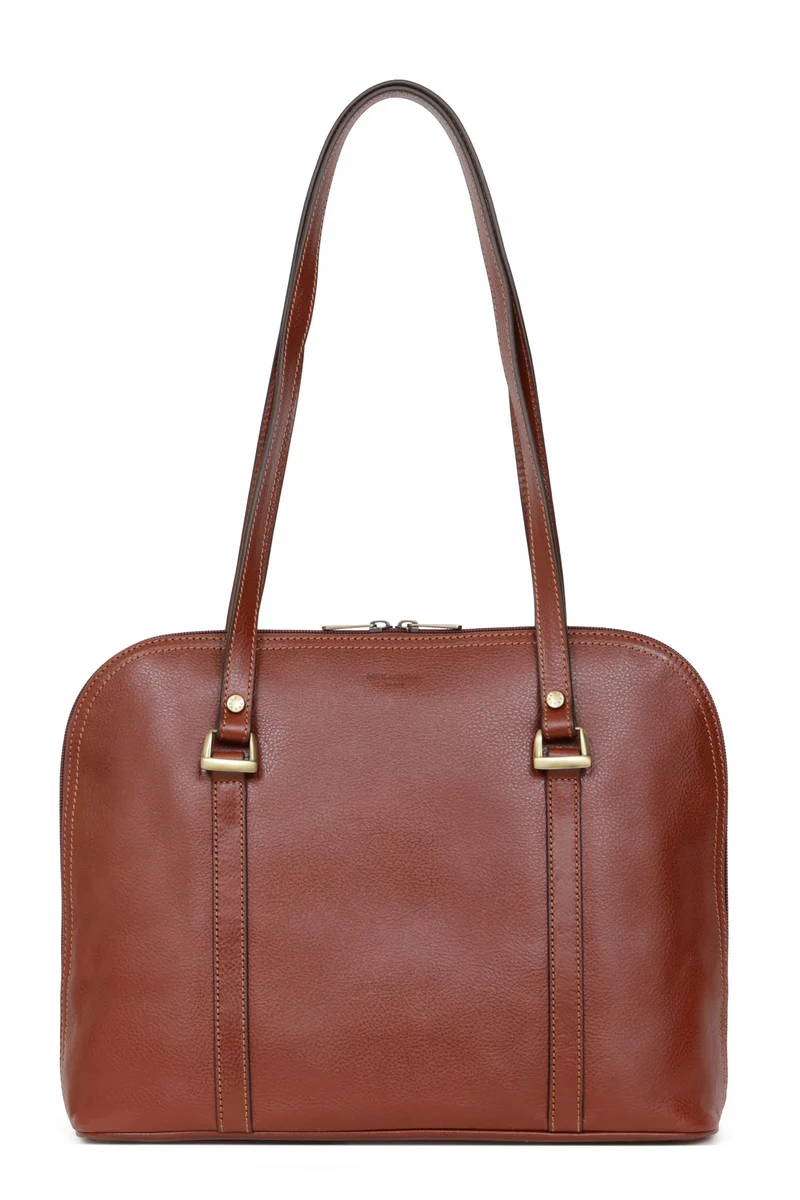 Sac porté épaule 2 anses - A4 - Cuir