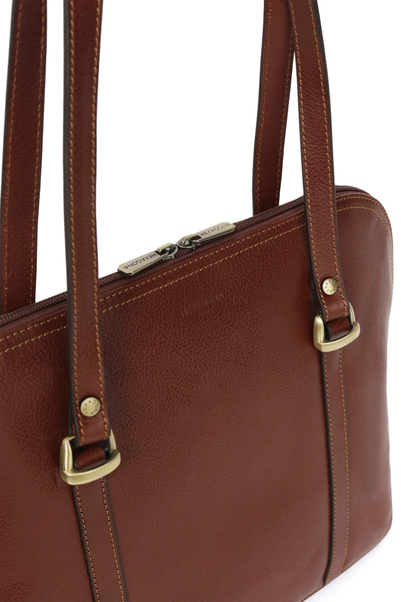 Sac porté épaule 2 anses - A4 - Cuir