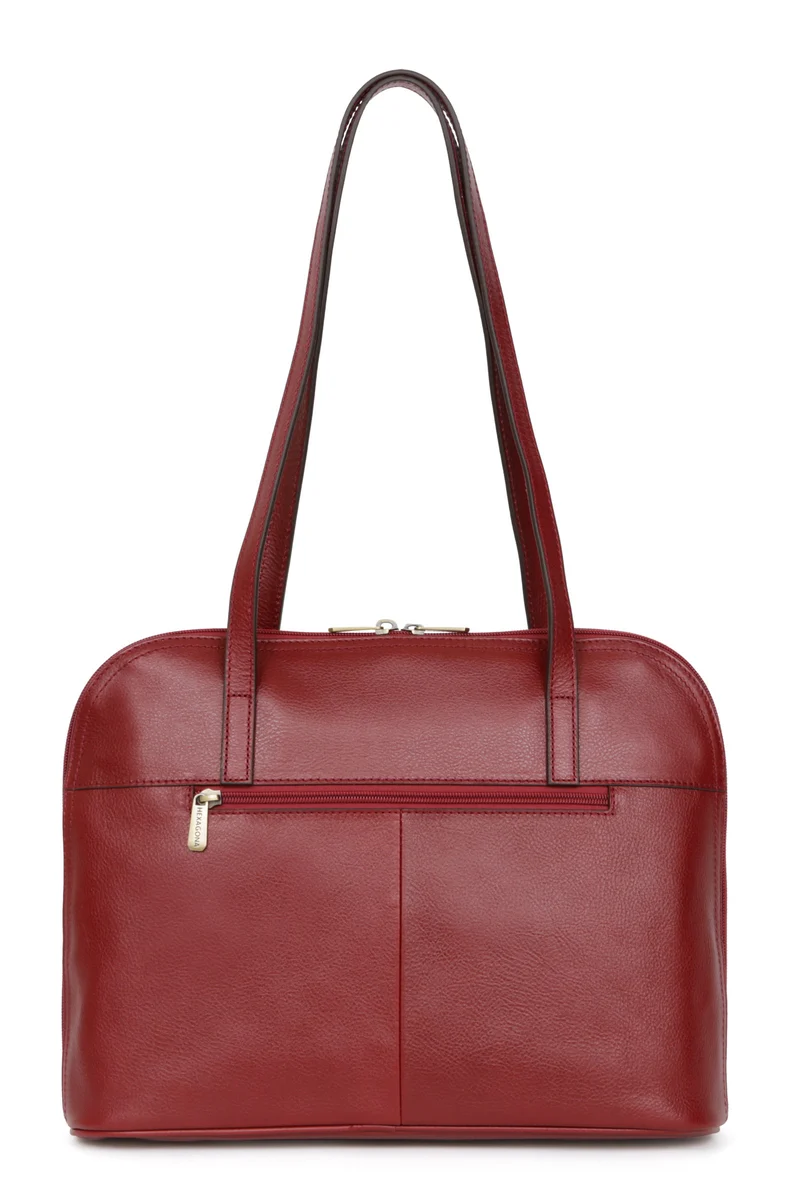Sac porté épaule 2 anses - A4 - Cuir