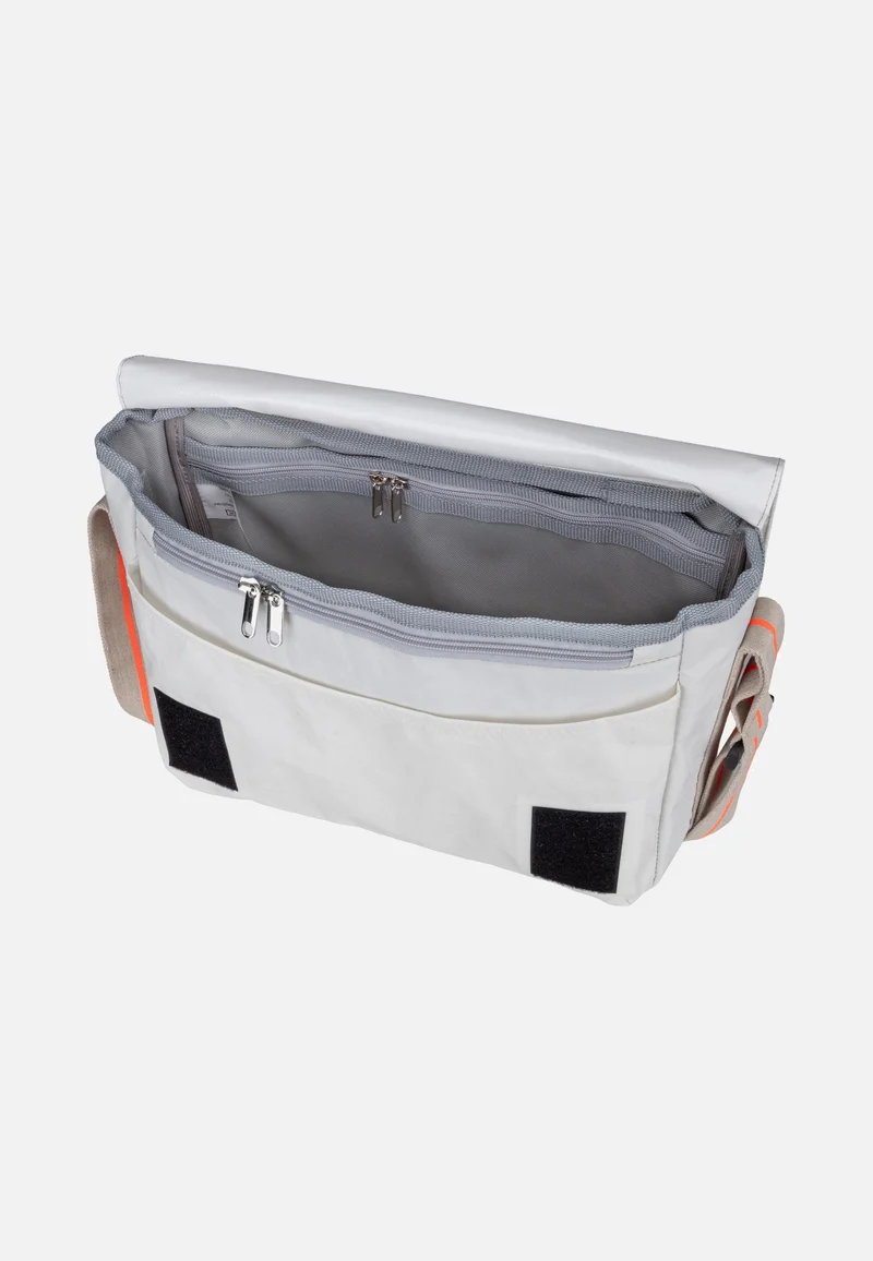 Barkasse Mini Weiss/Sand/Zahl Orange - Messenger Bag
