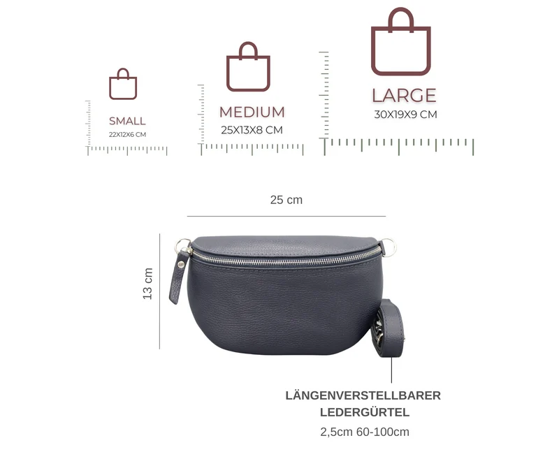 Sahel - Navy Blau (Silber)