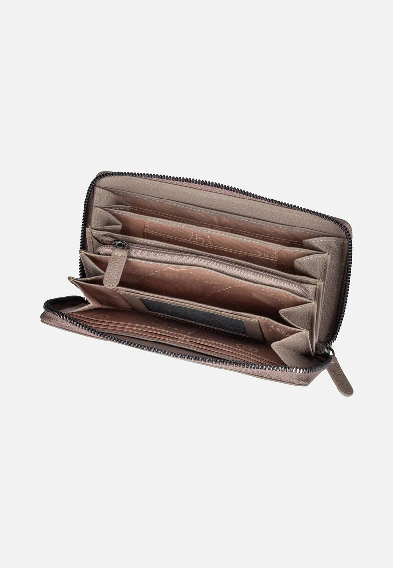 Mira Long Zip 1012 Taupe - Portemonnaie