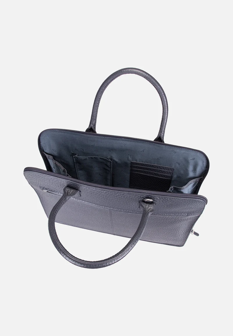 Hirsch 21877 Blau - Aktentasche