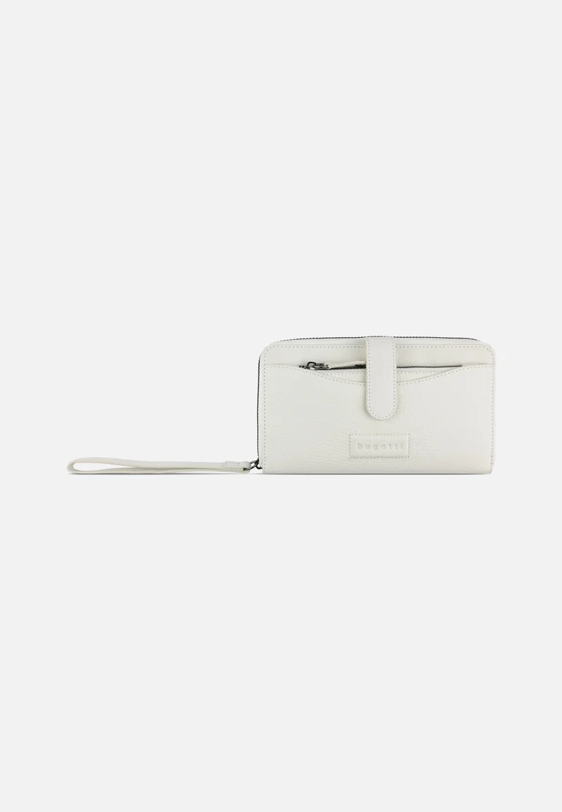 Elsa Long Ladies Zip Key Weiß - Portemonnaie
