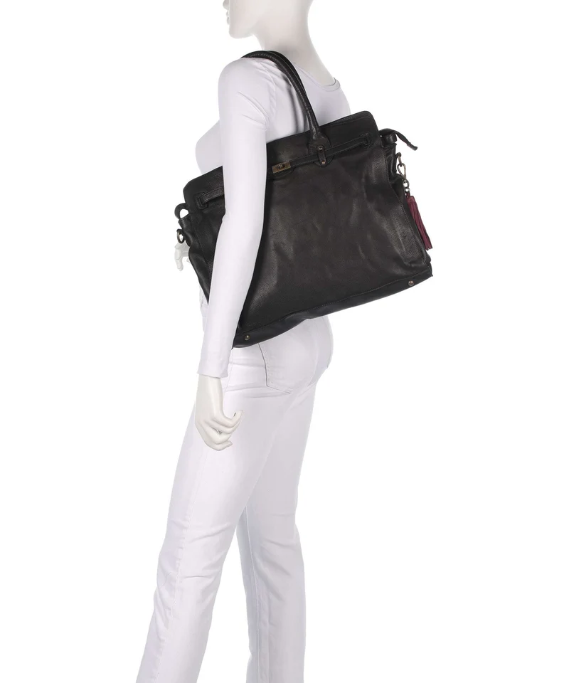Taschendieb Wien Kaisterstrasse 2 Shopper black vintage