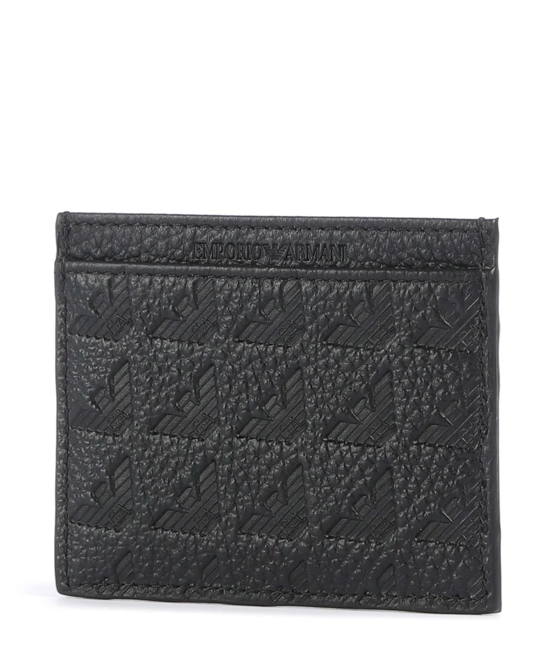 Emporio Armani New Minorca Kreditkartenetui black beauty