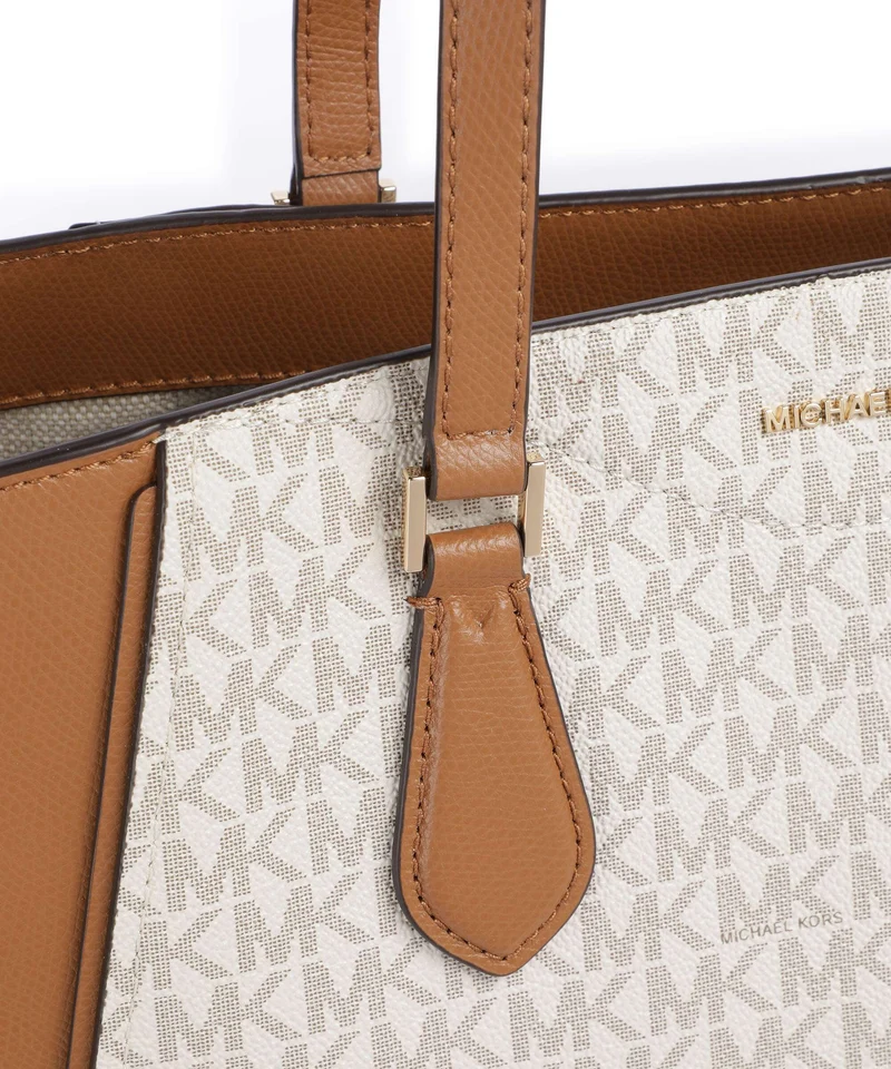 Michael Kors Taryn Shopper vanilla/acorn