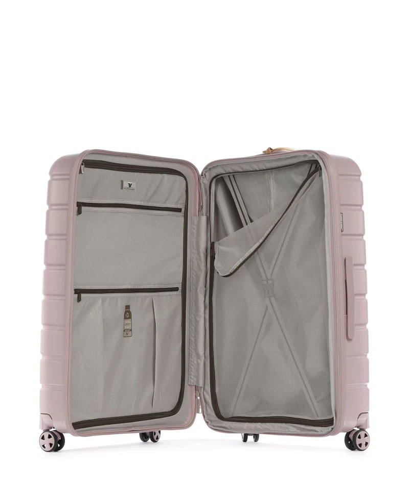 Roncato ReLife 4-Rollen Trolley rosa pastello