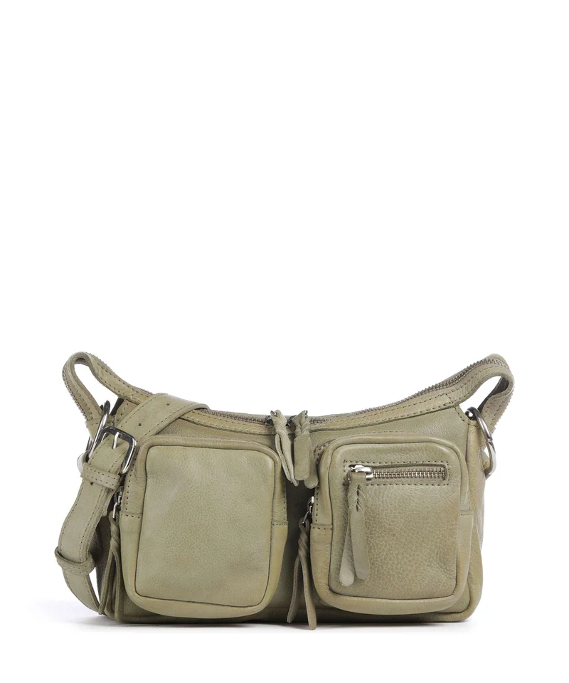 Taschendieb Wien Salvatorianerplatz 4 Schultertasche green leaf