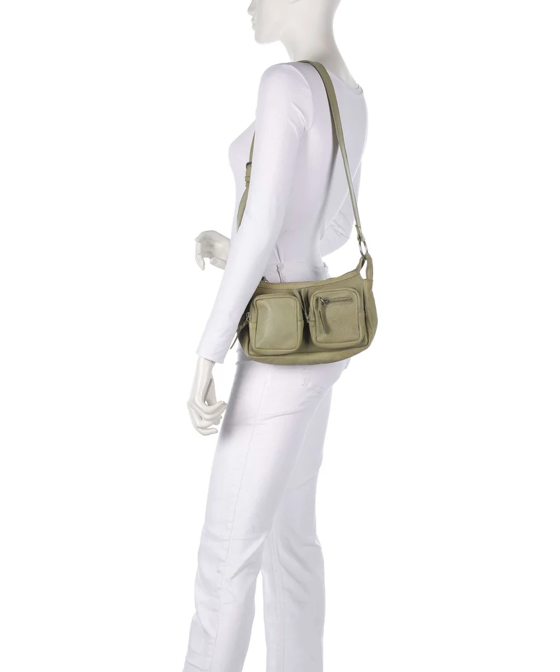 Taschendieb Wien Salvatorianerplatz 4 Schultertasche green leaf