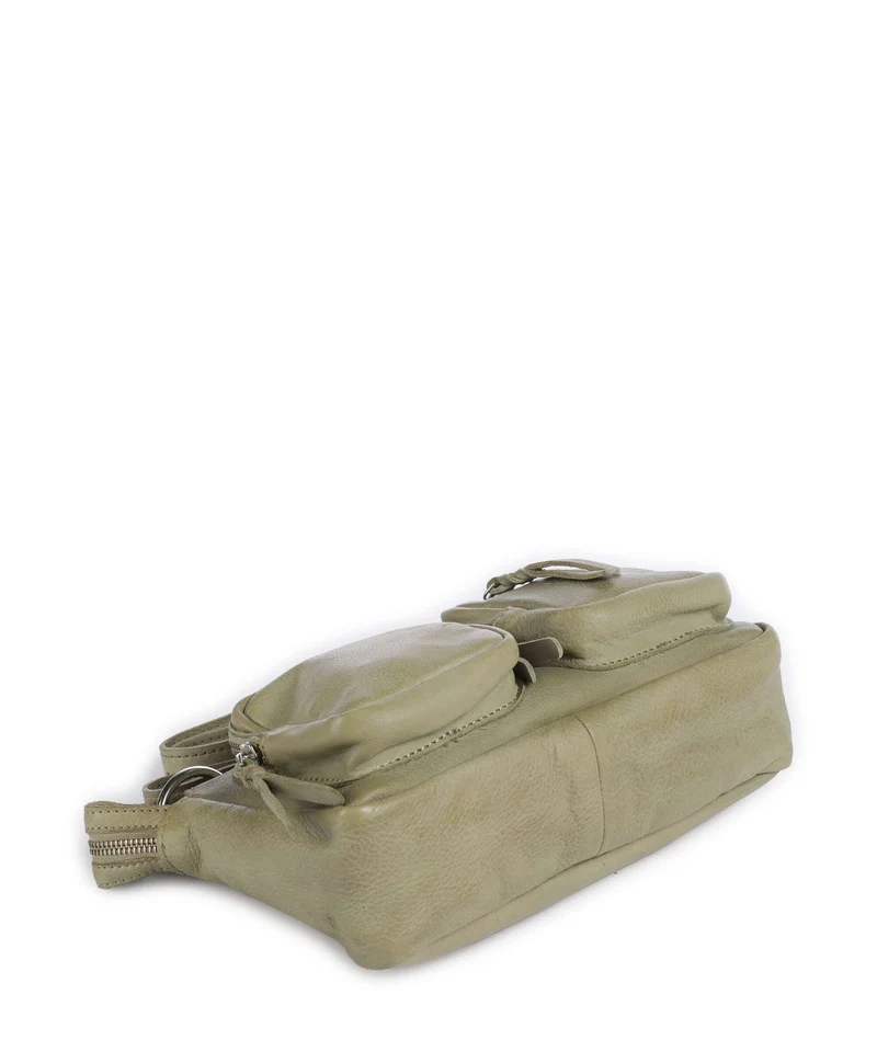 Taschendieb Wien Salvatorianerplatz 4 Schultertasche green leaf