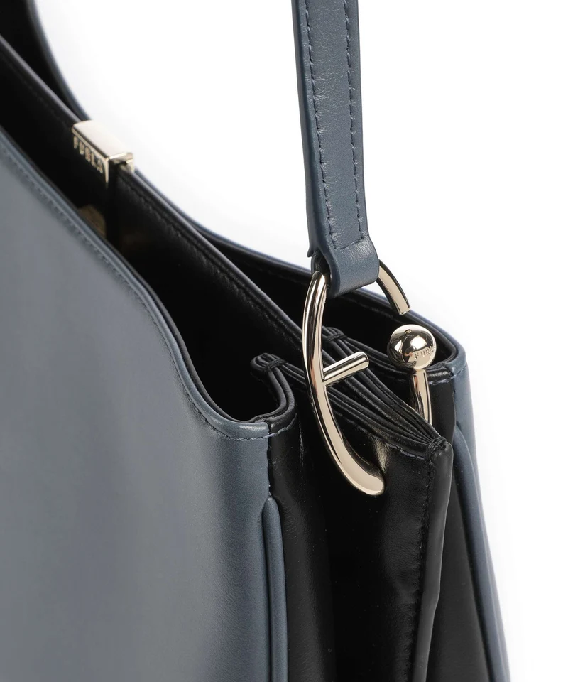 Furla Agata M Umhängetasche grigio blu/nero
