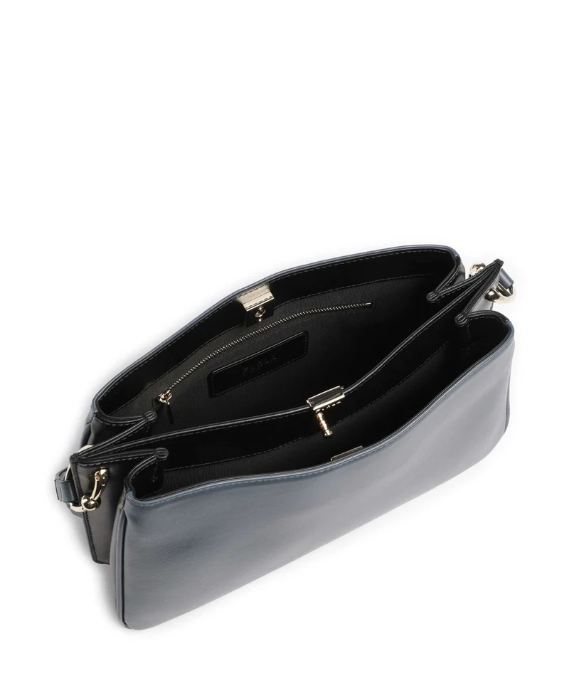 Furla Agata M Umhängetasche grigio blu/nero