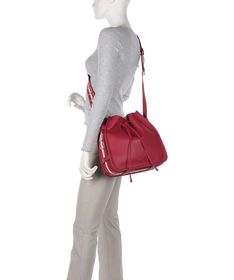Coccinelle Raquel Bucket Handtasche sangria/skin