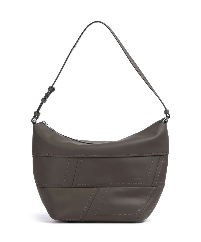 Liebeskind Edda Calf Optic M Beuteltasche dark grigio
