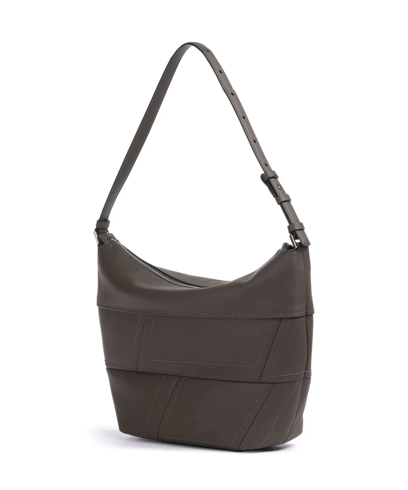 Liebeskind Edda Calf Optic M Beuteltasche dark grigio
