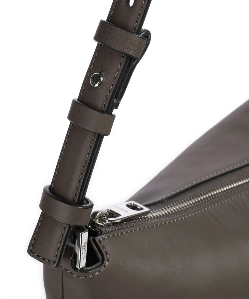 Liebeskind Edda Calf Optic M Beuteltasche dark grigio