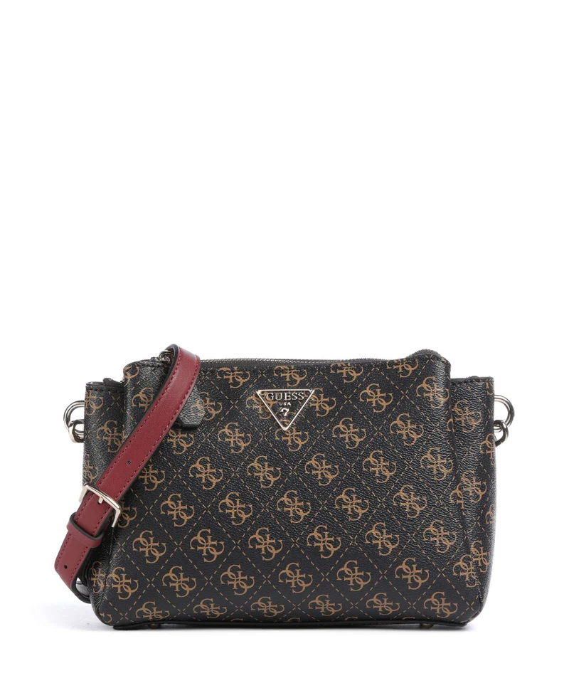 Guess Noelle Q Logo Umhängetasche brown