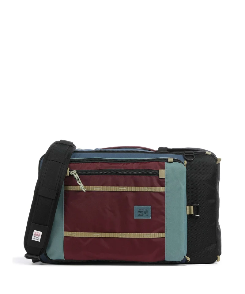 Topo Designs Global 40 Reiserucksack dark denim/burgundy