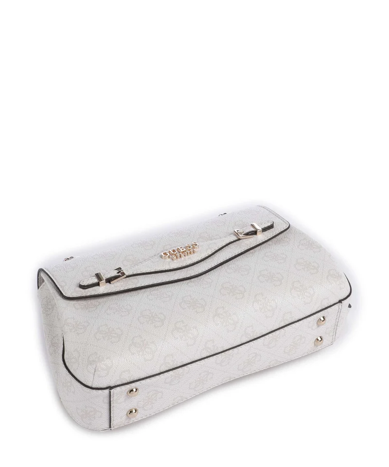 Guess Katya 4G Logo Schultertasche white logo