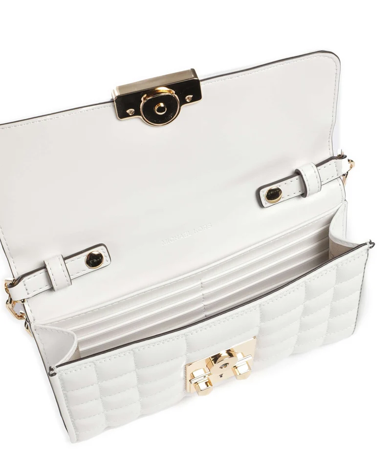Michael Kors Tribeca Umhängetasche optic white