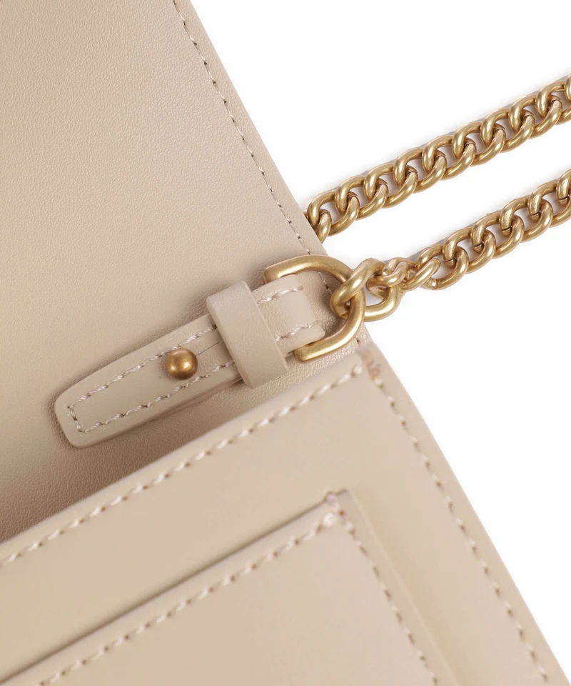 Pinko Love One Geldbörse beige/grigio fumo/antique gold