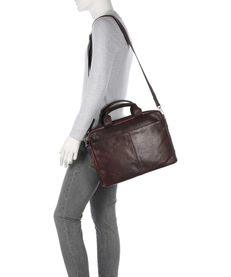 Strellson Abbey Aktentasche dark brown