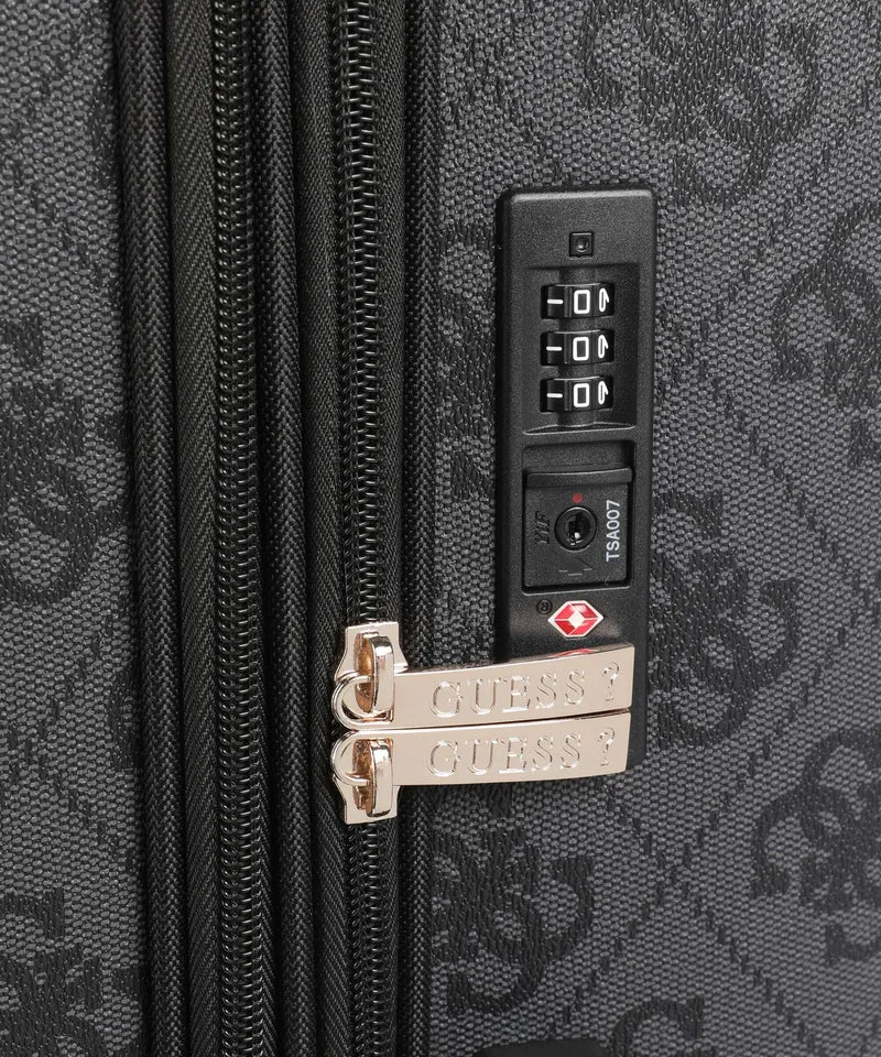 Guess Berta 4G Logo 4-Rollen Trolley coal logo