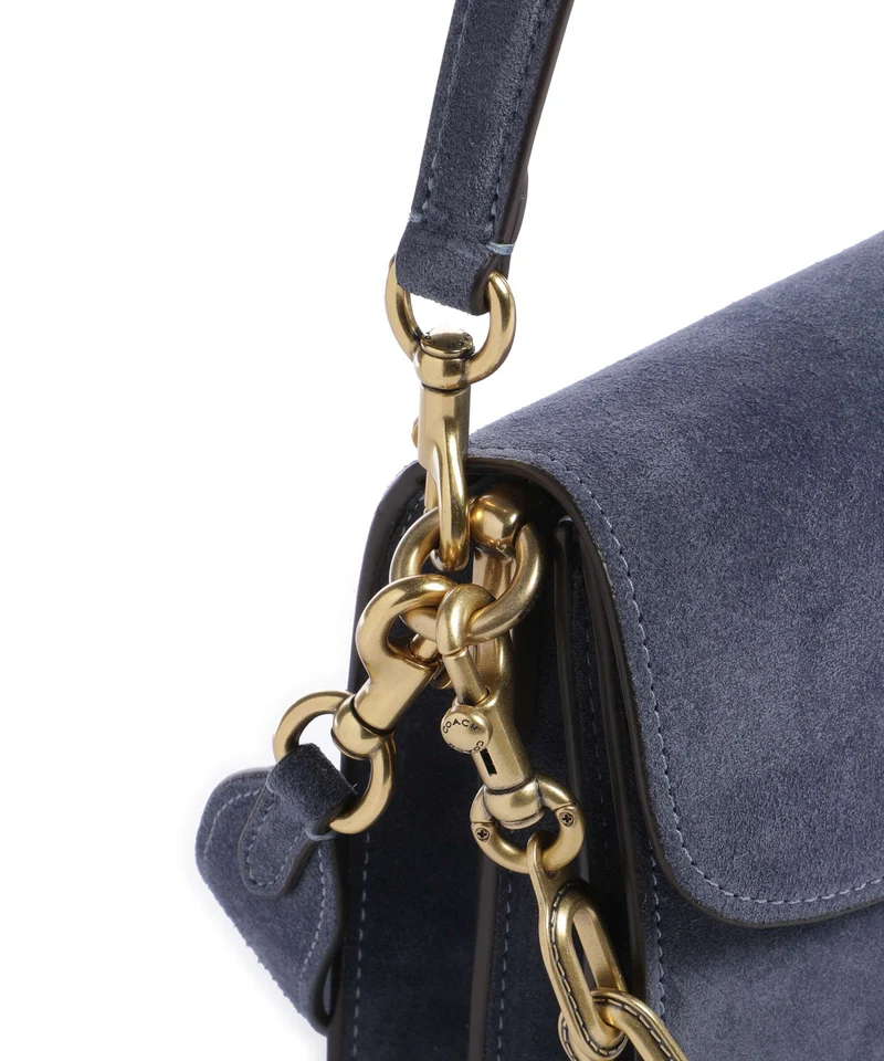 Coach Tabby Chain Schultertasche light denim