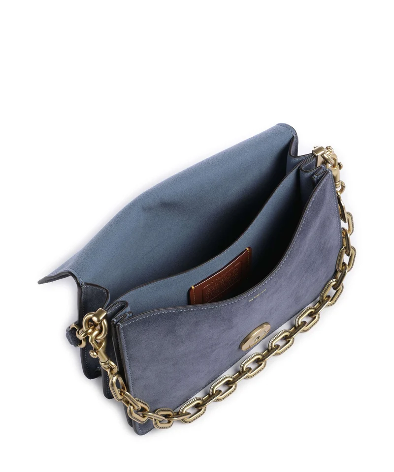 Coach Tabby Chain Schultertasche light denim