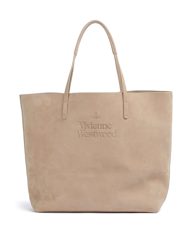 Vivienne Westwood Studio Nubuck Shopper beige