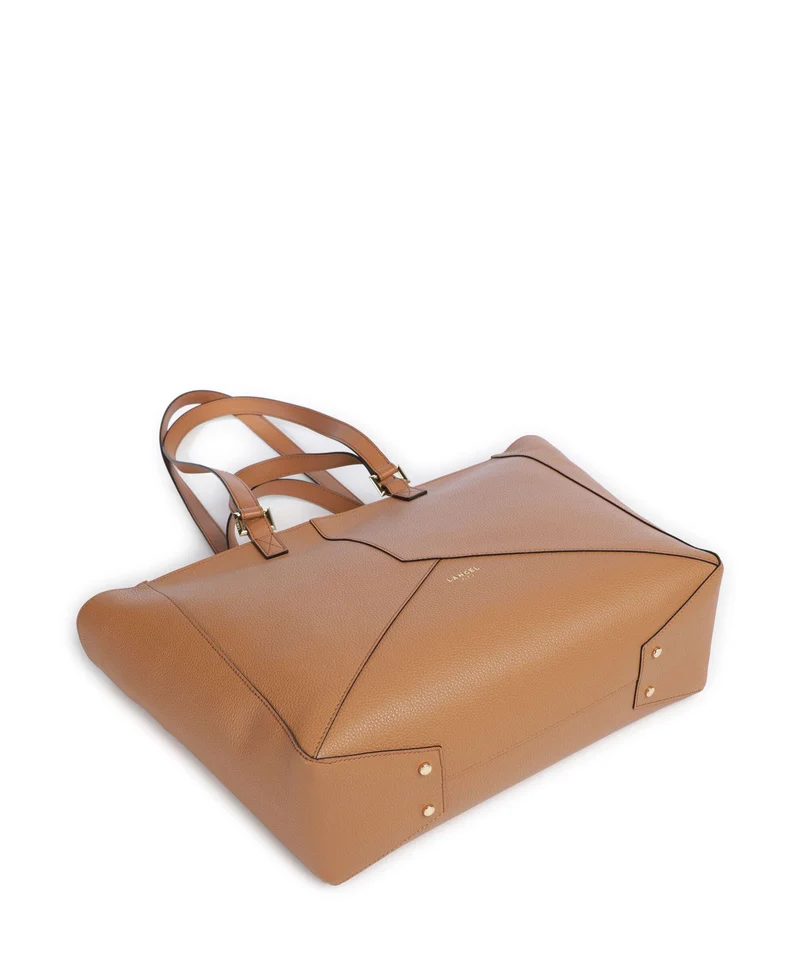 Lancel Enveloppe M Shopper camel