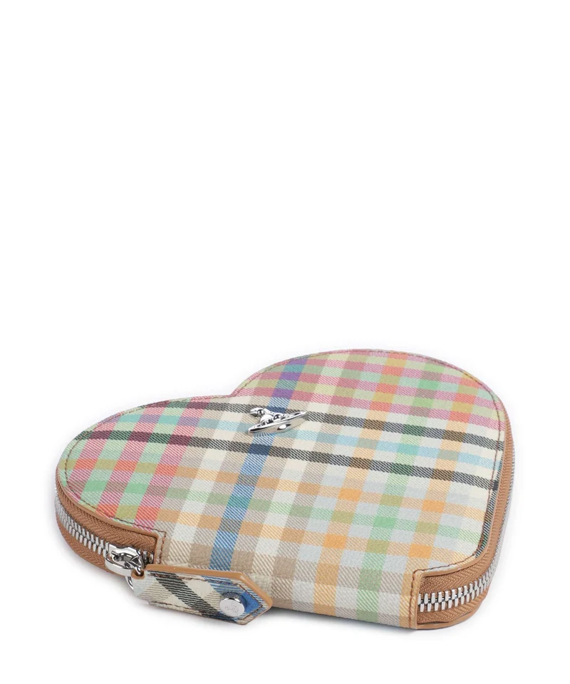 Vivienne Westwood Heart Buccia D'Arancia Umhängetasche heather plaid